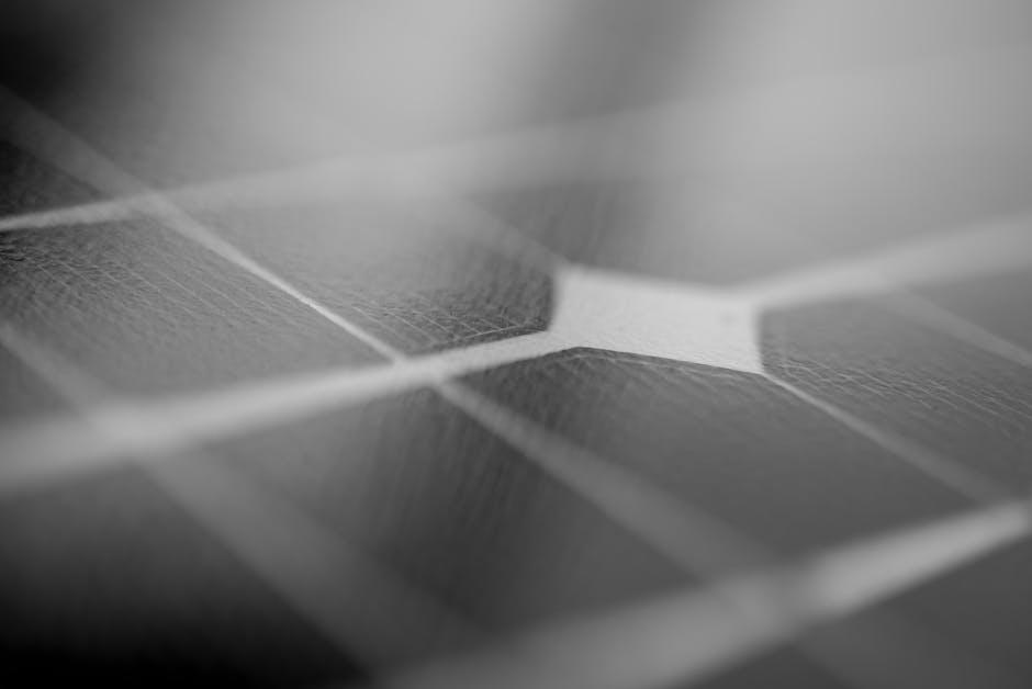 Close up view of residential solar panels