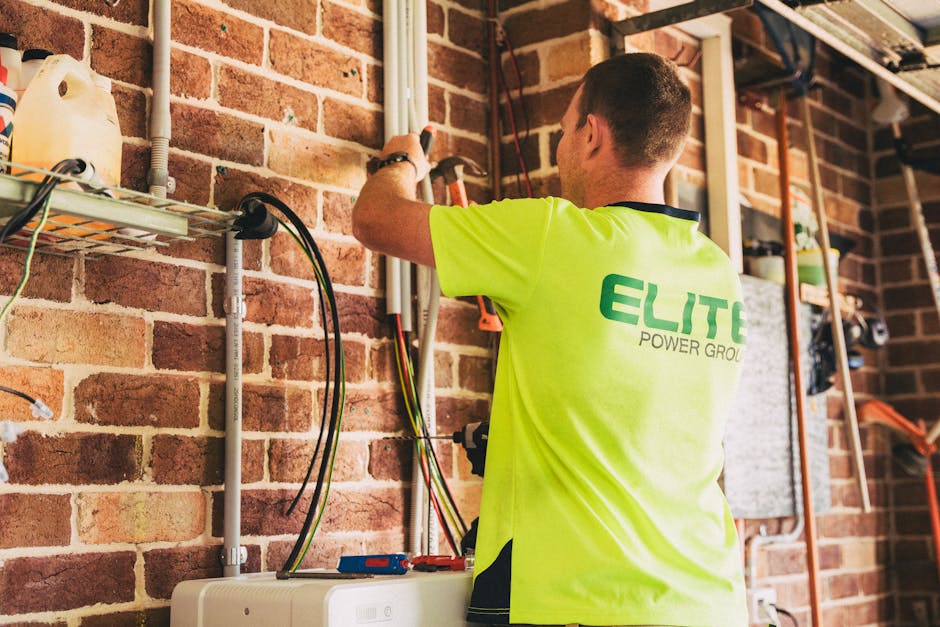 Modern home energy battery storage unit mounted on a wall